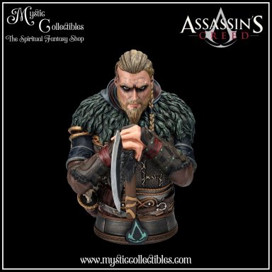 Beeld Assassin's Creed Valhalla Eivor Bust 32cm - Assassin's Creed Collectie - Nemesis Now