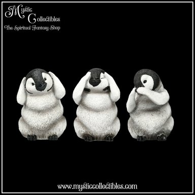 Beeldjes Three Wise Penguins 8.7cm - Nemesis Now (Horen - Zien - Zwijgen) (Pinguïn - Pinguïns)