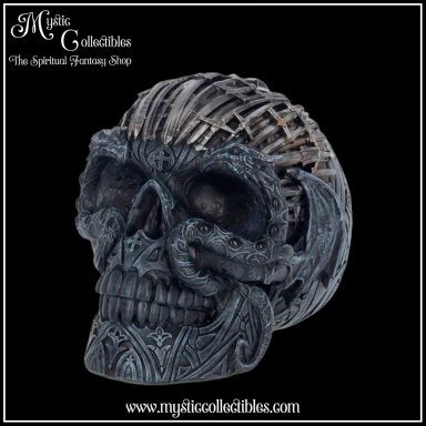 Schedel Beeld - Sword Skull 18.5cm - Blades of Power Collectie - Nemesis Now (Draak - Schedels - Skulls - Draken)