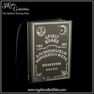 Notitieboek Embossed Journal Black and White Spirit Board 17cm - Spirit Board Design Collectie - Nemesis Now