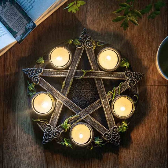 iv-kh002-4-candle-holder-wiccan-pentagram