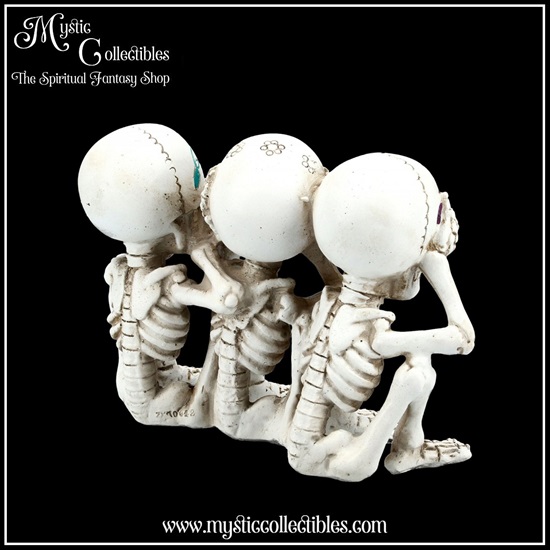 Three Wise Skeleton Figures 10cm shop online ✓