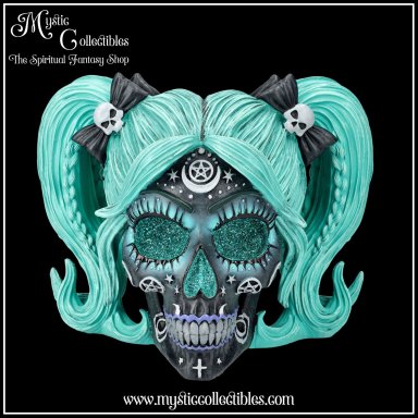 Schedel Beeld Drop Dead Gorgeous - Cute and Cosmic 19.5cm Skull Figurine - Drop Dead Gorgeous Collectie - Nemesis Now (Skull - Schedels - Skulls)