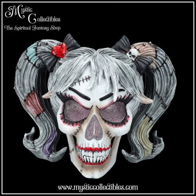 Schedel Beeld Drop Dead Gorgeous - Pins and Needles 20.5cm Skull Figurine - Drop Dead Gorgeous Collectie - Nemesis Now (Skull - Schedels - Skulls)