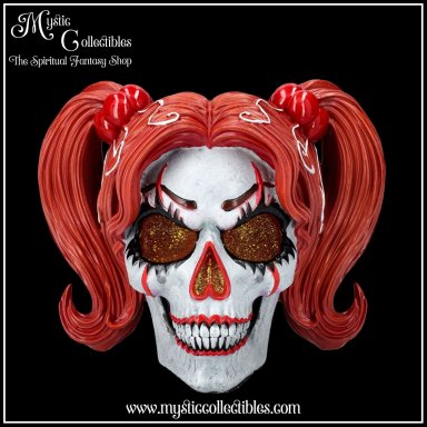 Schedel Beeld Drop Dead Gorgeous - Cackle and Chaos 19cm Skull Figurine - Drop Dead Gorgeous Collectie - Nemesis Now (Skull - Schedels - Skulls)