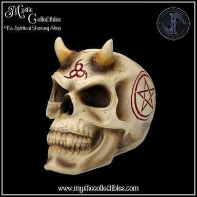 Beeld 666 Skull 20cm - James Ryman - Nemesis Now (Schedel - Skulls - Schedels)