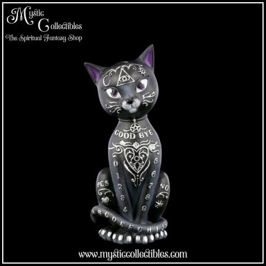 Beeld Mystic Kitty 26cm - Kitty Kats Collectie - Nemesis Now (Kat - Ouija - Katten)