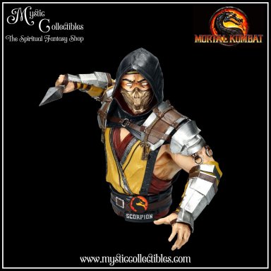 Beeld Mortal Kombat Scorpion Bust 29.5cm - Mortal Kombat Collectie - Nemesis Now