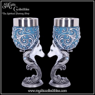 Kelken Wild at Heart Goblets (Set van 2) - Mystic Love Collectie - Nemesis Now (Wolf - Wolven)