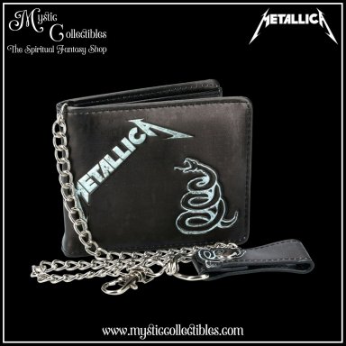 Portefeuille - Portemonnee met Ketting The Black Album - Metallica Collectie - Nemesis Now