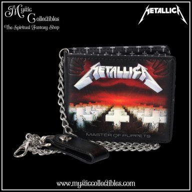 Portefeuille - Portemonnee met Ketting Master of Puppets - Metallica Collectie - Nemesis Now