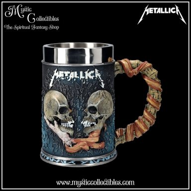 Kroes Sad But True Tankard 15.5cm - Metallica Collectie - Nemesis Now (Schedel - Skull - Schedels - Skulls)