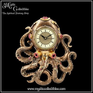 Steampunk Wandklok Octoclock 26cm - Nemesis Now (Octopus)