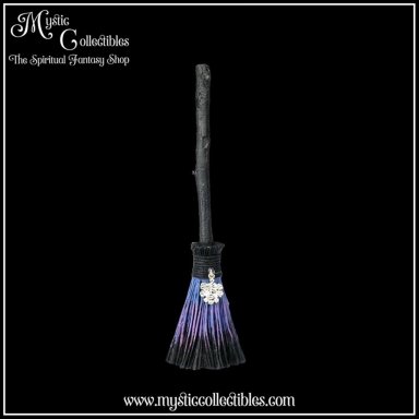 Beeld Positive Energy Broomstick Green Man 20cm - Positive Energy Broomsticks Collectie - Nemesis Now