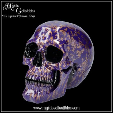 Schedel Beeld - Indigo Elegance (Skull - Schedels - Skulls)