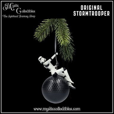 Hangdecoratie Stormtrooper Wrecking Ball Hanging Ornament 12.5cm - Stormtroopers Collectie - Nemesis Now