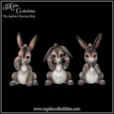 Beeldjes Drie Wijze Ezeltjes - Three Wise Donkeys (Horen - Zien - Zwijgen)