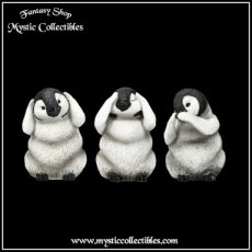 Beeldjes Drie Wijze Pinguïns - Three Wise Penguins (Horen - Zien - Zwijgen) (Pinguïn)