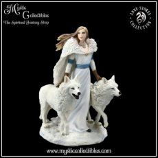 AS-FG014 Beeld Winter Guardians - Anne Stokes (Wolf - Wolven)