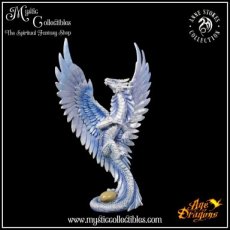 AS-FG037 Beeld Silver Dragon Adult - Anne Stokes - Age of Dragons (Draak - Draken)