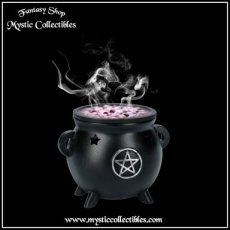 Wierookbrander Pentagram Cauldron - Black Magic Collectie