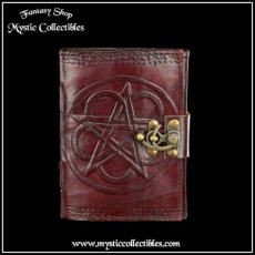 Lederen Notitieboek Celtic Pentagram