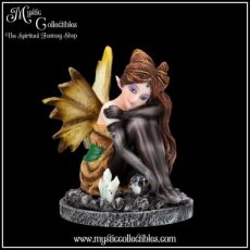 CF-FG004 Beeldje Crystal Fairy Amber 8.2cm - Crystal Fairy Collectie - Nemesis Now (Fee - Feeën)