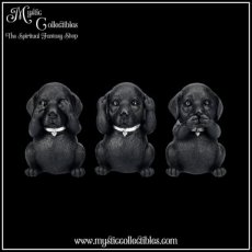 Beeldjes Drie Wijze Labradors - Three Wise Labradors (Horen - Zien - Zwijgen) (Hond - Honden)