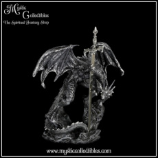DR-BA001 Briefopener Black Dragon Sword 22.5cm - Nemesis Now