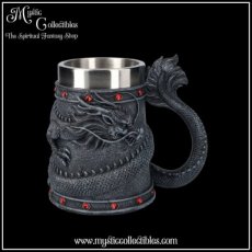 DR-GB006 Kroes Dragon Coil Tankard 16cm - Nemesis Now (Draak - Draken)