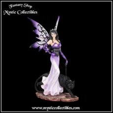 Beeld Fairy With Panther - Panthea (Fee - Panter - Feeën)