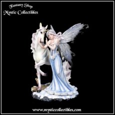 Beeld Fairy With Unicorn - Comfort (Eenhoorn - Fee - Eenhoorns - Feeën)