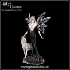 EF-FGM021 Beeld Fairy Dark Aura 24cm - Nemesis Now (Fee - Wolf - Feeën - Wolven)