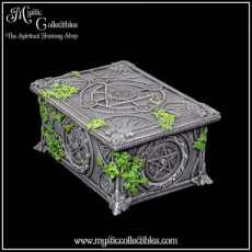 IV-BX003 Doosje Wiccan Pentagram Tarot Box 17.5cm - Ivy Collectie - Nemesis Now