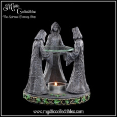 IV-OB001 Wax - Oliebrander Magik Circle 16cm - Ivy Collectie - Nemesis Now (Maiden - Mother - Crone)