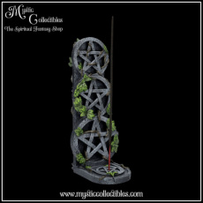 IV-WB001 Wierookbrander Aged Pentagram Incense Burner - Ivy Collectie - Nemesis Now