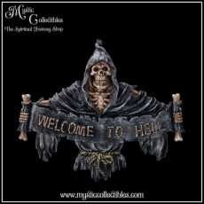 RP-WA001 Wanddecoratie Welcome To Hell 25cm - Nemesis Now (Reaper - Reapers)