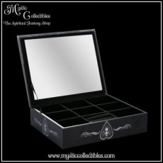 SB-BX002 Juwelenkist Jewellery Box Black and White Spirit Board 25cm - Spirit Board Design Collectie - Nemesis Now