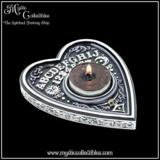 SB-KH001 Kaarshouder Spirit Board Tea Light Holder 9.5cm - Spirit Board Design Collectie - Nemesis Now