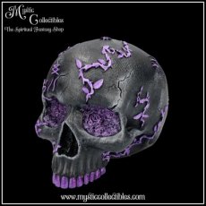 SK-SCH051 Schedel Beeld - Rose Geode Skull 19cm - Nemesis Now (Schedels - Skulls)