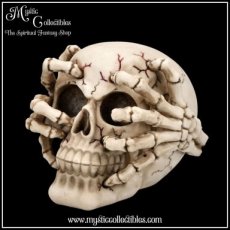 SK-SCH078 Schedel Beeld - Cracked 15cm - Nemesis Now (Schedels - Skulls)