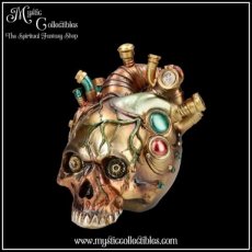 SK-SCH091 Schedel Beeld - Cardiac Cranium 17.5cm - Nemesis Now (Steampunk - Schedels - Skulls)