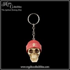Sleutelhanger Red Beanie Skull (Schedel - Skulls - Schedels)