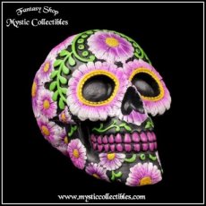 Spaarpot Sugar Petal Money Box - Paarse Sugar Skull (Schedel - Skulls - Schedels)