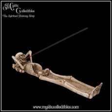 SK-WB005 Wierookbrander Take It Easy 27cm - Nemesis Now (Skelet - Skeletten)