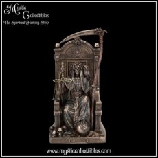 SM-FG002 Beeld Santa Muerte's Throne - Mexican Goddess of the Afterlife 22cm - Nemesis Now