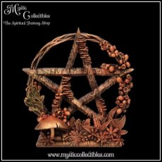 SP-FG006 Beeld Mabon (Autumn) Pentagram 16.5cm - Season Of The Pentagram Collectie - Nemesis Now