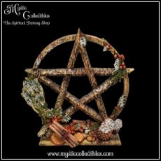 SP-FG007 Beeld Yule (Winter) Pentagram 16.5cm - Season Of The Pentagram Collectie - Nemesis Now