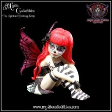 SSF-FG003 Beeldje Sugar Skull Fairy Valentina 10cm - Sugar Skull Fairies Collectie - Nemesis Now (Day of the Dead - Fee - Feeën)