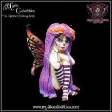 Beeldje Sugar Skull Fairy Esmerelda 11cm - Sugar Skull Fairies Collection - Nemesis Now (Day of the Dead - Fee - Feeën)